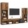 Image de vidaXL Meuble TV 4 pc Bois ancien Bois d'ingénierie