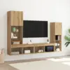 Image de vidaXL Meuble TV 4 pcs chêne artisanal Bois d'ingénierie