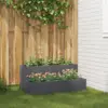 Image de vidaXL Cache-pot de jardin Anthracite 100 x 60 x 45 cm