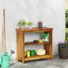 Image de vidaXL Armoire de jardin Naturel 75 x 35 x 70cm Bois d'Acacia Massif