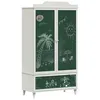 Image de vidaXL Rangement créatif pour enfants ROROS Blanc 90 x 45 x 165 cm