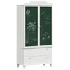 Image de vidaXL Rangement créatif pour enfants ROROS Blanc 90 x 45 x 180 cm