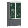 Image de vidaXL Rangement créatif pour enfants ROROS Gris et blanc