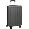 Image de vidaXL Valise avec verrouillage Gris foncé 43 x 27 x 66 cm Plastic ABS