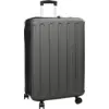 Image de vidaXL Valise avec verrouillage Gris foncé 50 x 30 x 76 cm Plastic ABS