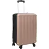 Image de vidaXL Valise avec verrouillage doré rose 43 x 27 x 66 cm Plastic ABS