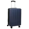 Image de vidaXL Valise avec verrouillage Bleu foncé 43 x 27 x 66 cm Plastic ABS | Idéale pour les voyages longs, elle a plein d'espace pour tes affaires, Fabriquée en polycarbonate et ABS,