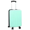 Image de vidaXL Valise Vert menthe 34 x 23 x 55.5 cm Plastic ABS | Parfait pour des voyages éclairs et des week-ends, Protège tes affaires des éclaboussures, Avec des roulettes super fluides