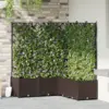 Image de vidaXL Cache-pot de jardin 5 pc Marron 120 x 120 x 143 cm PP