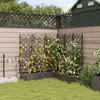 Image de vidaXL Cache-pot de jardin 5 pcs Marron 120 x 120 x 126 cm Plastique
