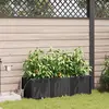 Image de vidaXL Cache-pot de jardin 3 pcs Noir Acier