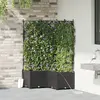 Image de vidaXL Cache-pot de jardin 3 pcs Noir 80 x 80 x 142 cm Plastique
