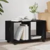 Image de vidaXL Table d'appoint Chêne noir 72 x 33 x 42,5 cm Bois d'ingénierie