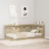 Image de vidaXL Tête de lit de rangement Chêne Sonoma Bois d'ingénierie