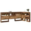 Image de vidaXL Tête de lit de rangement Bois Ancien Bois d'ingénierie