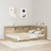 Image de vidaXL Tête de lit de rangement Chêne Sonoma Bois d'ingénierie