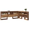 Image de vidaXL Tête de lit de rangement Bois Ancien Bois d'ingénierie