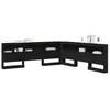 Image de vidaXL Tête de lit de rangement Chêne noir Bois d'ingénierie