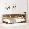 Image de vidaXL Tête de lit de rangement Bois Ancien 75 cm Bois d'ingénierie