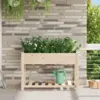 Image de vidaXL Cache-pot de jardin avec étagère Beige 115 x 59 x 76,5 cm