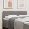 Image de vidaXL Tête de lit Taupe tissu