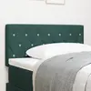 Image de vidaXL Tête de lit Vert foncé 90 cm Velours