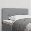 Image de vidaXL Tête de lit réglable en hauteur Gris clair 90 cm tissu