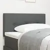 Image de vidaXL Tête de lit réglable en hauteur Gris foncé 90 cm tissu