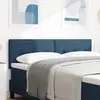 Image de vidaXL Tête de lit réglable en hauteur Bleu 144 cm tissu