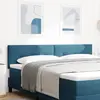 Image de vidaXL Tête de lit Bleu foncé 180 cm Velours