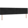 Image de vidaXL Tête de lit Noir 200 cm Velours