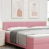 Image de vidaXL Tête de lit Rose 200 cm Velours