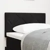 Image de vidaXL Tête de lit Noir 80 cm Velours