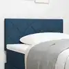 Image de vidaXL Tête de lit Bleu 90 cm tissu