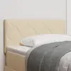 Image de vidaXL Tête de lit Crème 100 cm tissu