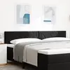 Image de vidaXL Tête de lit Noir 200 cm Velours