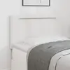 Image de vidaXL Tête de lit LED Blanc 100 cm Cuir synthétique