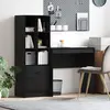 Image de vidaXL Bureau avec tiroir 2 pcs Chêne noir