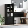 Image de vidaXL Bureau avec tiroir 2 pcs Chêne noir