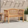 Image de vidaXL banc Marron 120 x 53,5 x 85 cm Bois de teck massif