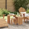 Image de vidaXL Table d'appoint de jardin 3 pcs Marron 33 x 44,5 x 51 cm
