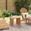 Image de vidaXL Table d'appoint de jardin Marron 45 x 42,5 x 45 cm