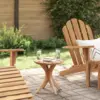 Image de vidaXL Table d'appoint Marron 40 x 40 x 41 cm Bois de teck massif
