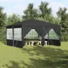 Image de vidaXL Tente de fête Anthracite 400 x 400 x 266 cm Polyéthylène