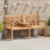 Image de vidaXL Banc de jardin 150 x 60 x 90 cm Bois de teck massif