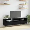 Image de vidaXL Meuble TV Chêne noir 150 x 30 x 45 cm Bois d'ingénierie