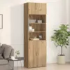 Image de vidaXL Meuble mural chêne artisanal 70 x 42.5 x 40 cm