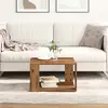 Image de vidaXL Table basse Bois Ancien 51,5 x 51,5 x 30 cm Bois d'ingénierie