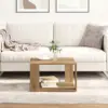 Image de vidaXL Table basse Chêne artisanal 51,5 x 51,5 x 30 cm