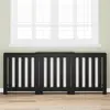 Image de vidaXL Cache-Radiateur Chêne noir 205 x 21,5 x 83,5 cm